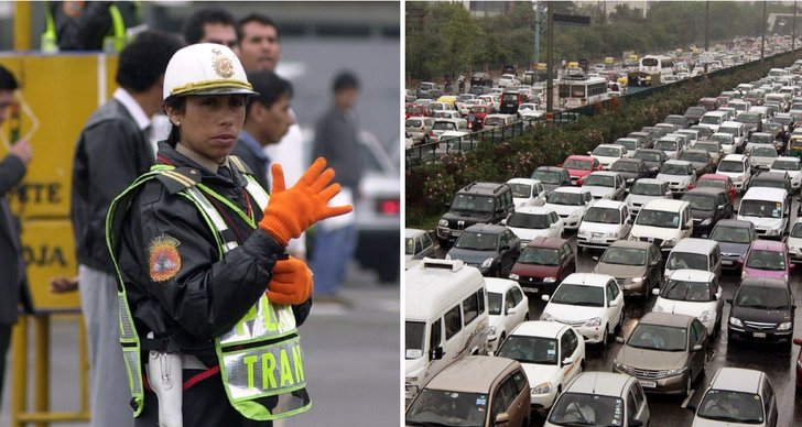 Mexiko, Polisen, Trafikpolis